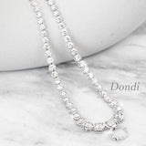 Total 10ct Diamond Necklace w/free Diamond Clasp